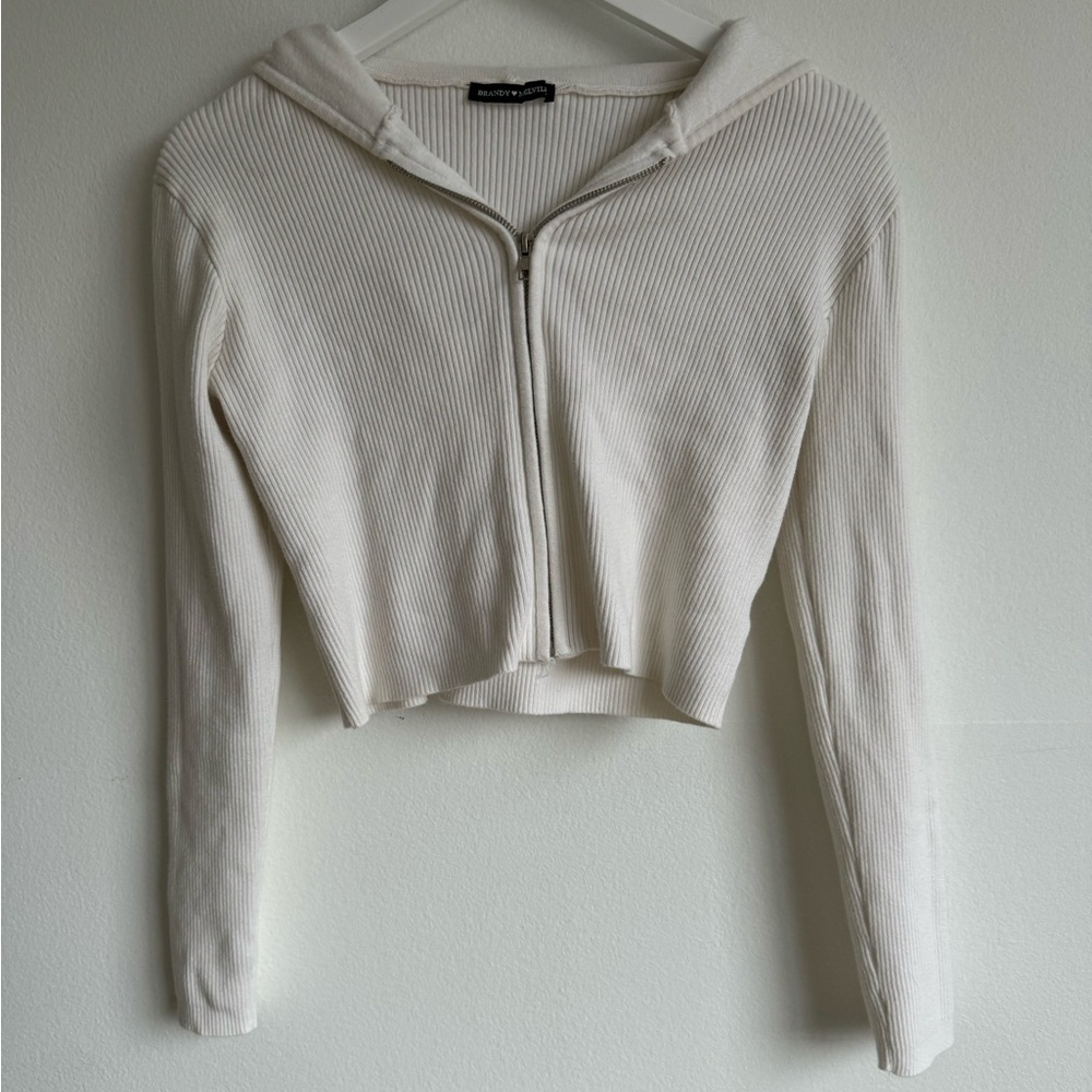 Brandy Melville cropped hoodie